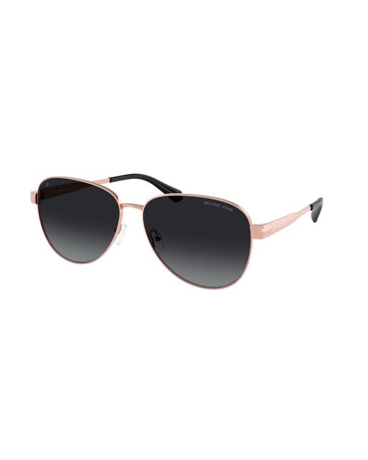 Michael Kors Black Mk1160 Biarritz 1108T3 Sunglasses Metal Pilot Polarized