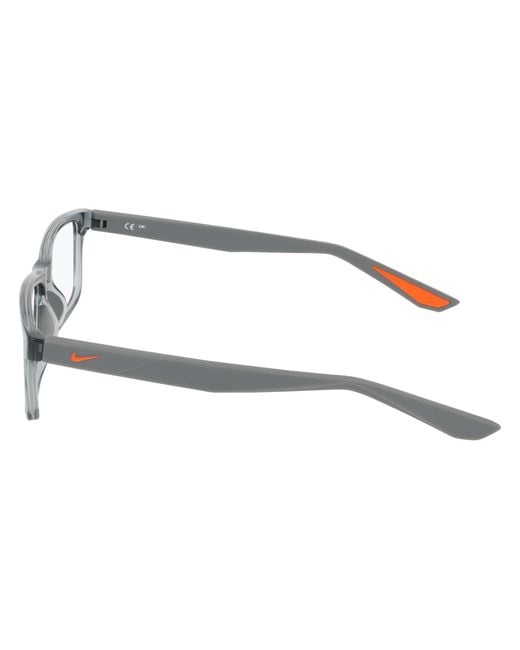 Nike Black 7416 034 Optical Frames Bio-Injected Squared Normal for men
