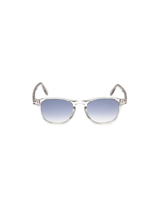 Tom Ford Black Ft1302 Holt-02 20W Sunglasses Acetate Round Normal for men