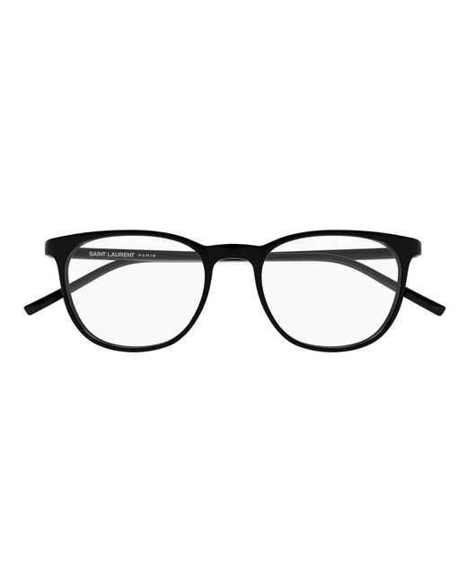 Saint Laurent Black Sl 884 002 Optical Frames Bio-Injected Transparent Round