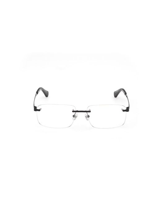 Timberland Black Tb50090 002 Optical Frames Metal Squared Normal for men