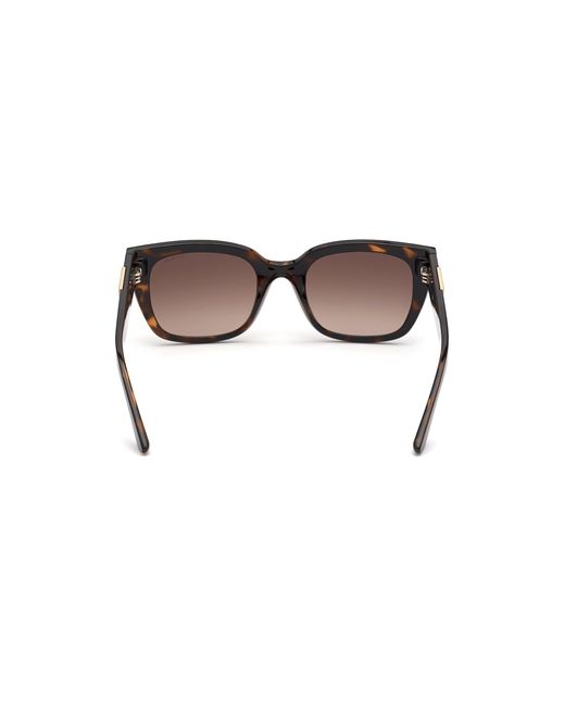 Guess Black Gu7742 52F Sunglasses Injected Squared Normal Shaded