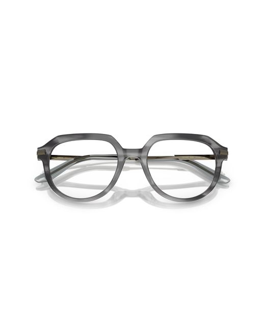 Dolce & Gabbana Black Dg3402 3449 Optical Frames Acetate Transparent Pantos Normal for men
