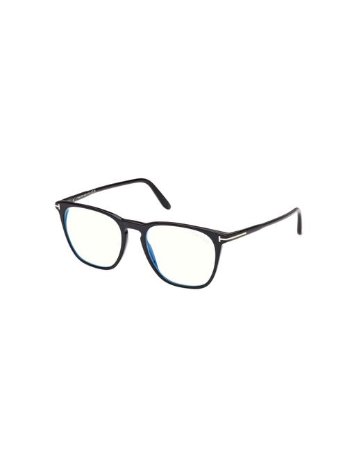 Tom Ford Black Ft5937-B 001 Optical Frames Acetate Round Normal for men