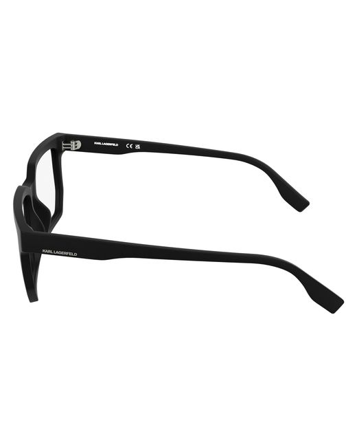 Karl Lagerfeld Black Kl6219 002 Optical Frames Bio-Inject Squared Normal for men