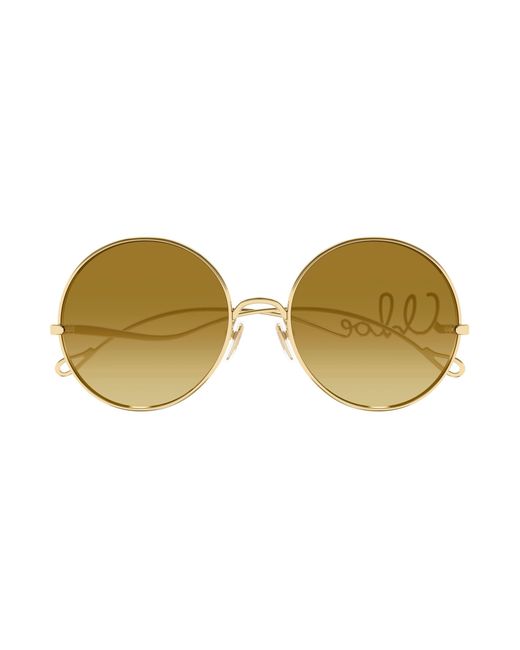 Chloé Black Ch0372S 003 Sunglasses Metal Round