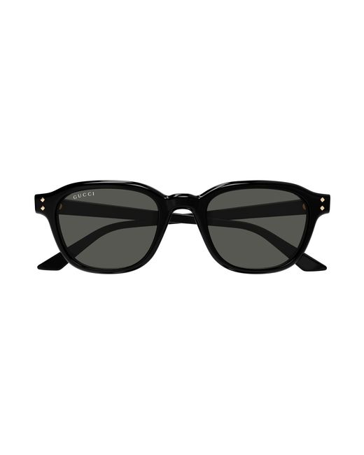 Gucci Black Gg1892S 001 Sunglasses Acetate Round for men