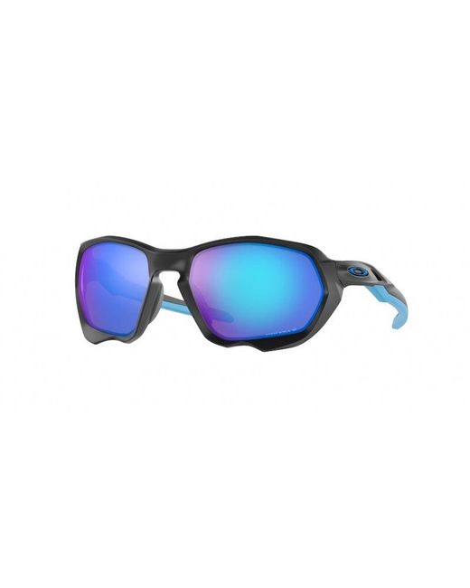 Oakley Blue Oo9019 Plazma 901908 Sunglasses Plastic Squared Polarized Prizm for men
