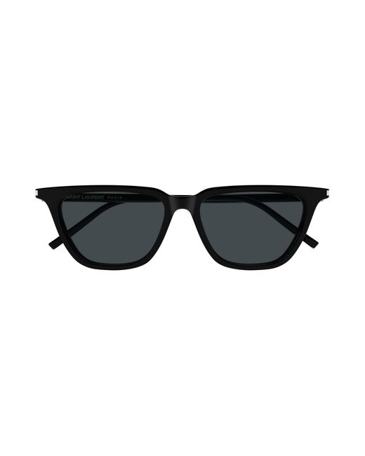 Saint Laurent Black Sl 889 Sulpice Thin 001 Sunglasses Acetate Cat Eye