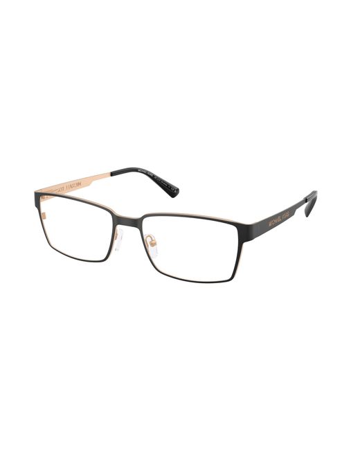 Michael Kors Black Mk3107 Arusha 1005 Optical Frames Metal Transparent Squared Normal for men