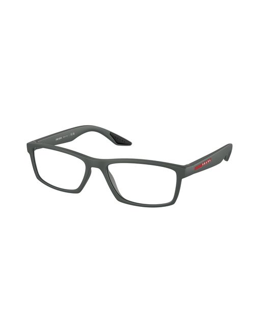 Prada Linea Rossa Black Ps 04Pv Cch1O1 Optical Frames Injected Squared Normal for men