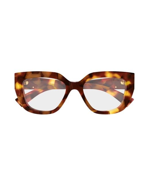 Gucci Black Gg1847O 002 Optical Frames Acetate Transparent Cat Eye