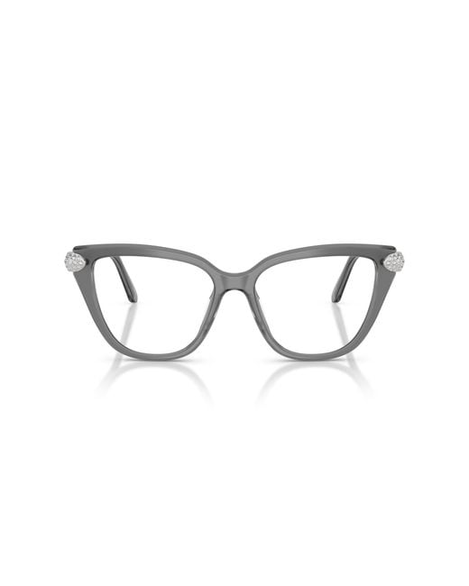 Swarovski Black Sk2045 1072 Optical Frames Acetate Cat Eye Normal