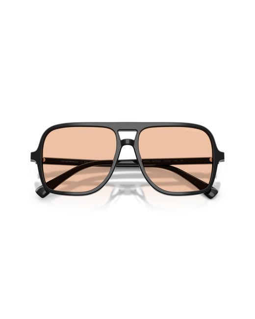 Emporio Armani Black Ea4252U 501793 Sunglasses Acetate Pilot Normal for men