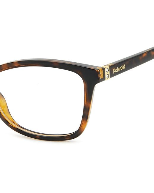 Polaroid Black Pld D505 086 Optical Frames Plastic Squared