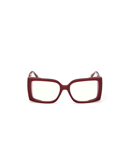 Max Mara Black Mm5173-B 069 Optical Frames Acetate Squared Normal