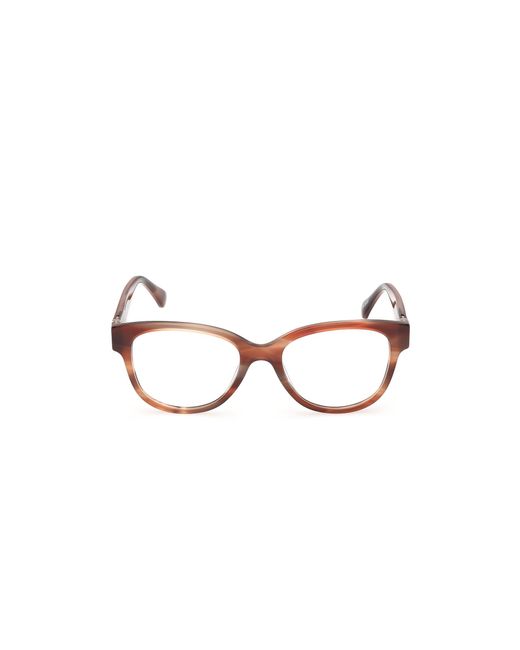 Max Mara Black Mm5229 068 Optical Frames Acetate Round Normal