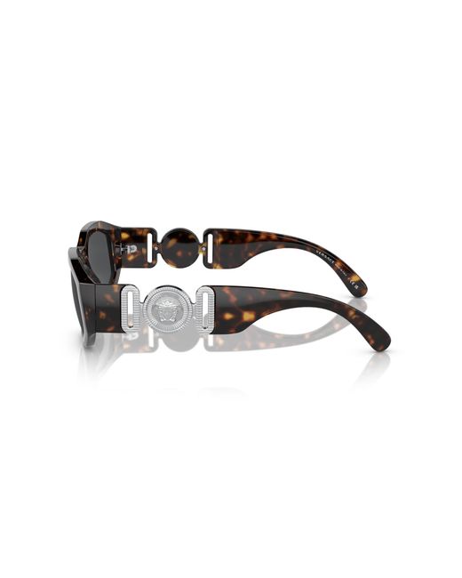 Versace Black Ve4361 542387 Sunglasses Nylon Geometric Normal for men