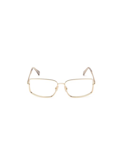 Max Mara Black Mm5203 033 Optical Frames Metal Squared Normal