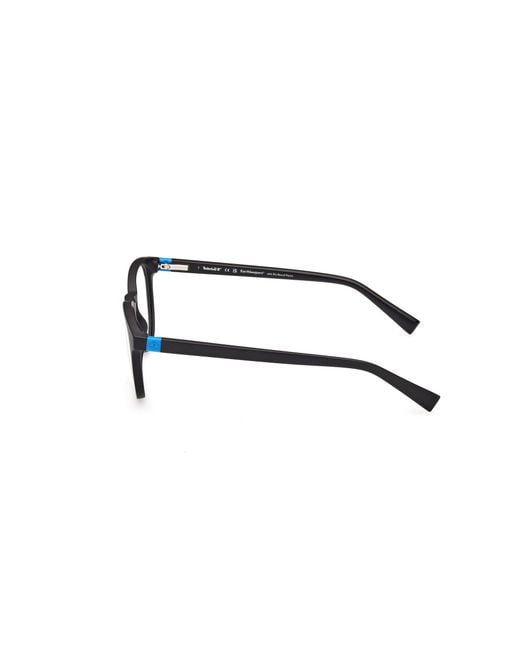 Timberland Black Tb50062 002 Optical Frames Injected Round Normal