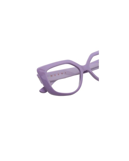 Marni Black Ldo Zvier Optical Frames Acetate Geometric