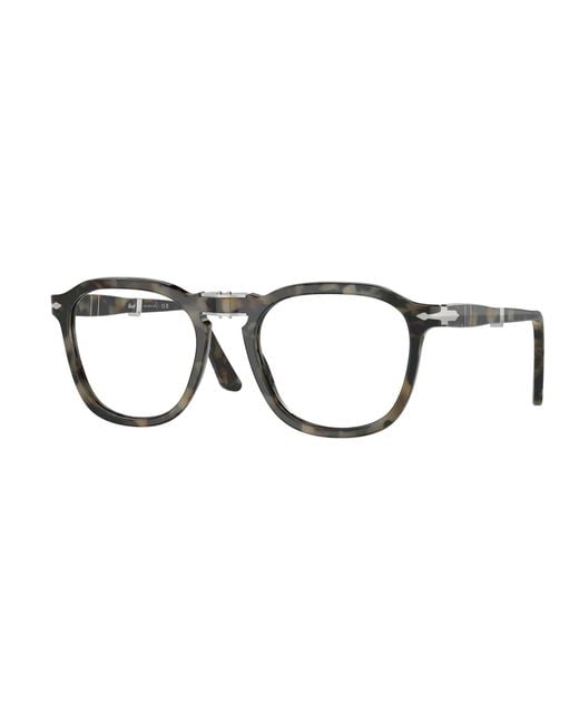 Persol Black Po3345V Rene' 1071 Optical Frames Acetate Transparent Squared Normal
