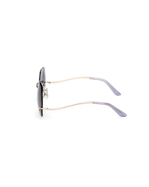 Guess Black Gu00268 28B Sunglasses Metal Smoke Butterfly Normal