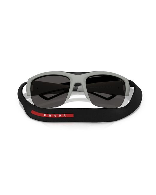 Prada Linea Rossa Black Ps A01S 13Z5S0 Sunglasses Injected Pillow Normal for men
