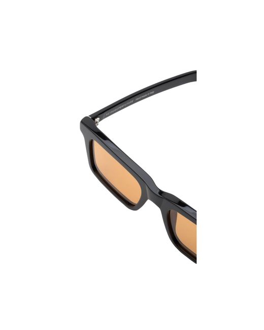 Retrosuperfuture Black 18E 1968 Refined Sunglasses Acetate Squared Normal