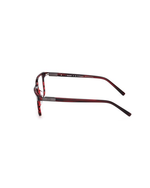Timberland Black Tb50072-H 066 Optical Frames Acetate Squared Normal for men