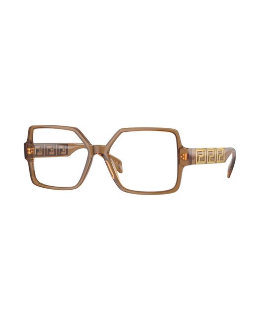 Versace Black Ve3337 5403 Optical Frames Acetate Squared