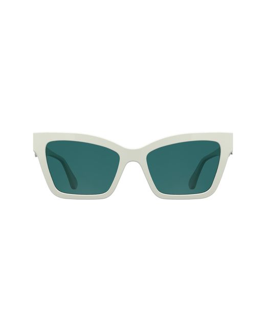 Karl Lagerfeld Black Kl6220S 105 Sunglasses Acetate Petrolium Squared Normal