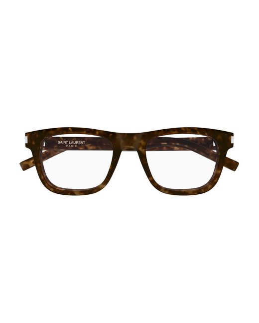 Saint Laurent Black Sl 819 Opt 002 Optical Frames Acetate Transparent Squared