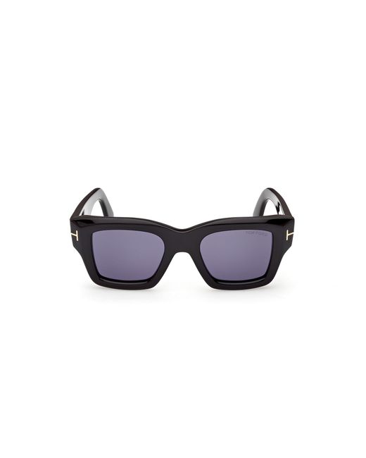Tom Ford Black Ft1154 Ilias 01V Sunglasses Acetate Squared Normal for men