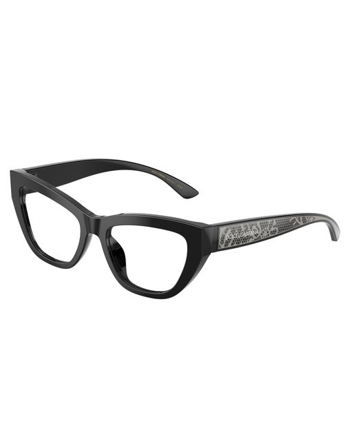 Dolce & Gabbana Black Dg3412 501 Optical Frames Acetate Cat Eye Normal