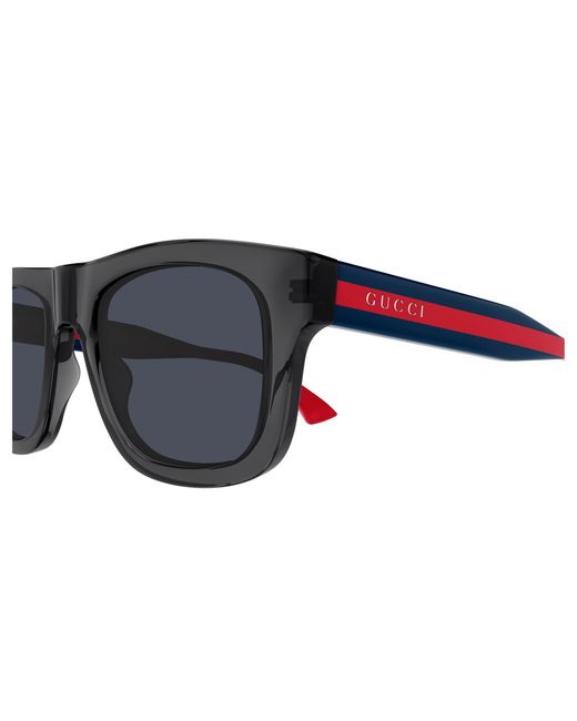 Gucci Black Gg1991S 004 Sunglasses Acetate Squared for men