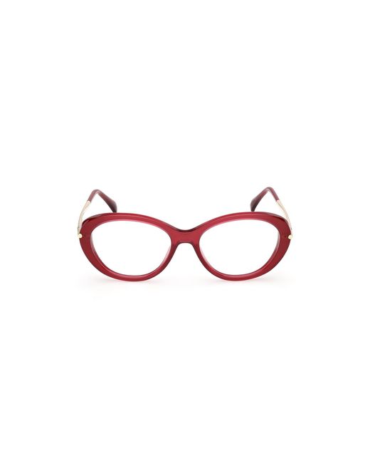 Max Mara Black Mm5227 069 Optical Frames Acetate Geometric Normal