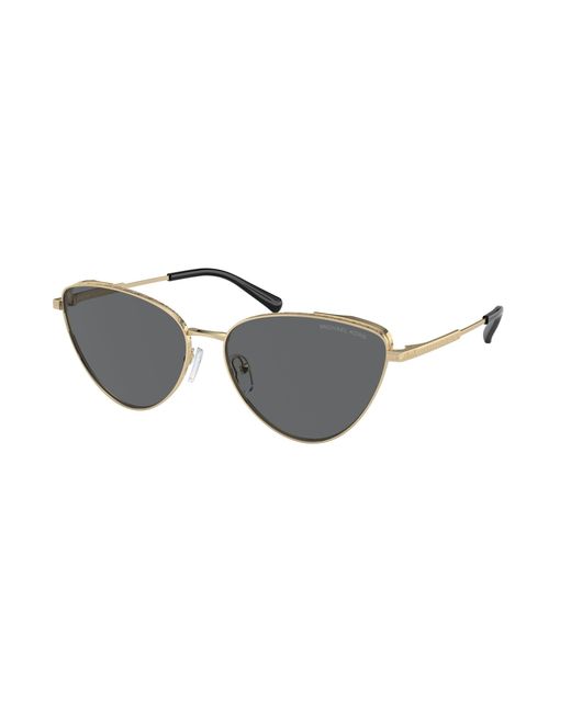 Michael Kors Black Mk1140 Cortez 101481 Sunglasses Metal Cat Eye Polarized