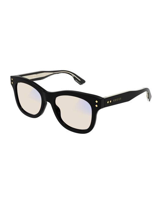 Gucci Black Gg1086S 001 Sunglasses Acetate Cat Eye Photochromatic