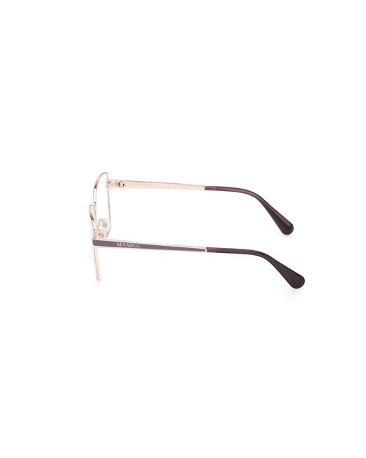 MAX&Co. Black Mo5164 028 Optical Frames Metal Squared Normal