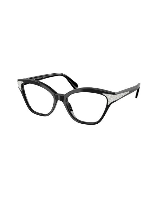 Swarovski Black Sk2029 1001 Optical Frames Acetate Cat Eye Normal