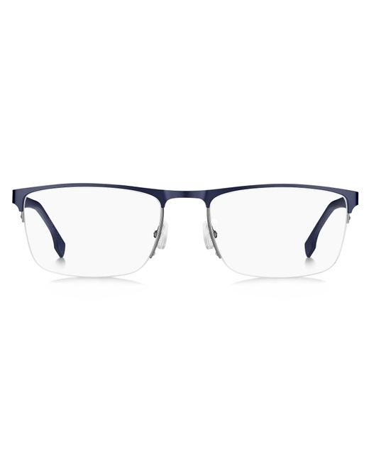 Boss Black Boss 1487 Ku0 Optical Frames Steel Squared for men
