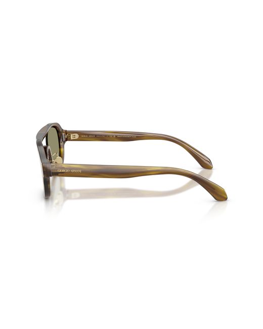 Giorgio Armani Black Ar8247 63302A Sunglasses Acetate Geometric Normal for men