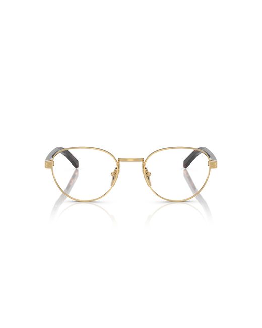 Prada Black Pr B53V 5Ak1O1 Optical Frames Metal Round Normal