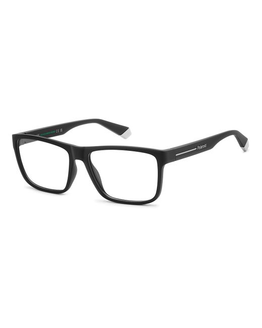 Polaroid Black Pld D569 O6W Optical Frames Eco-Poliame Squared Normal for men