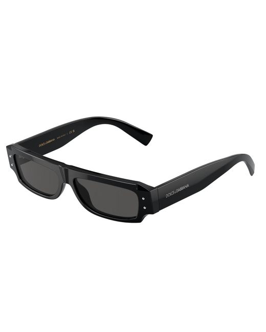 Dolce & Gabbana Black Dg4458 501/87 Sunglasses Acetate Squared Normal for men