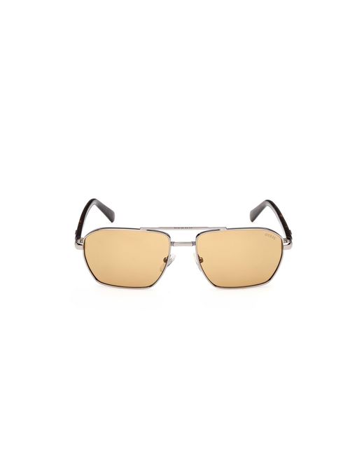 Guess Black Gu00301 08E Sunglasses Metal Squared Normal for men