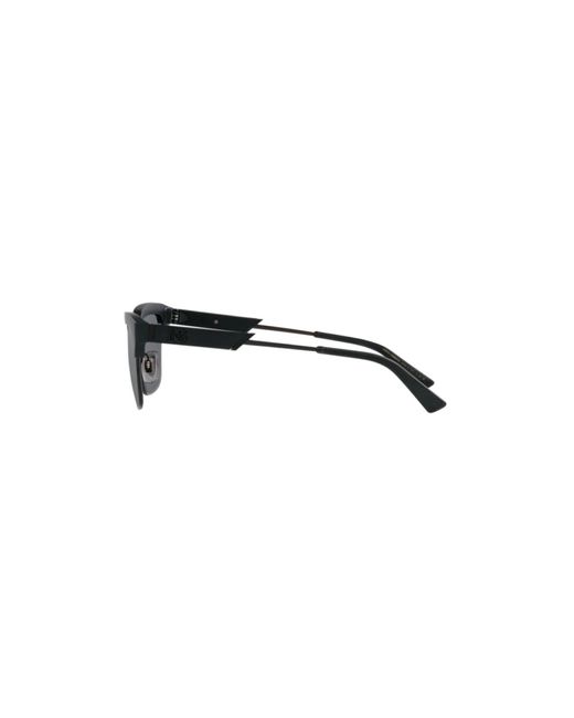 Dolce & Gabbana Black Dg6185 25256G Sunglasses Injected Squared Mirrored Mirror for men