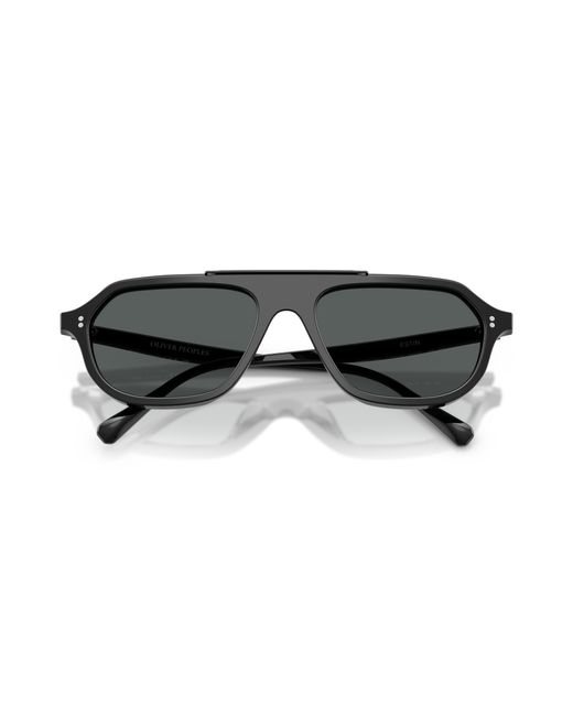 Oliver Peoples Black Ov5613Su Estin 1731P2 Sunglasses Acetate Geometric Polarized for men