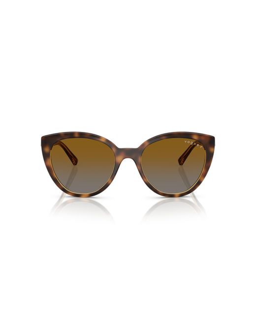 Vogue Eyewear Black Vo5634Sb 1508T5 Sunglasses Nylon Cat Eye Polarized Shaded